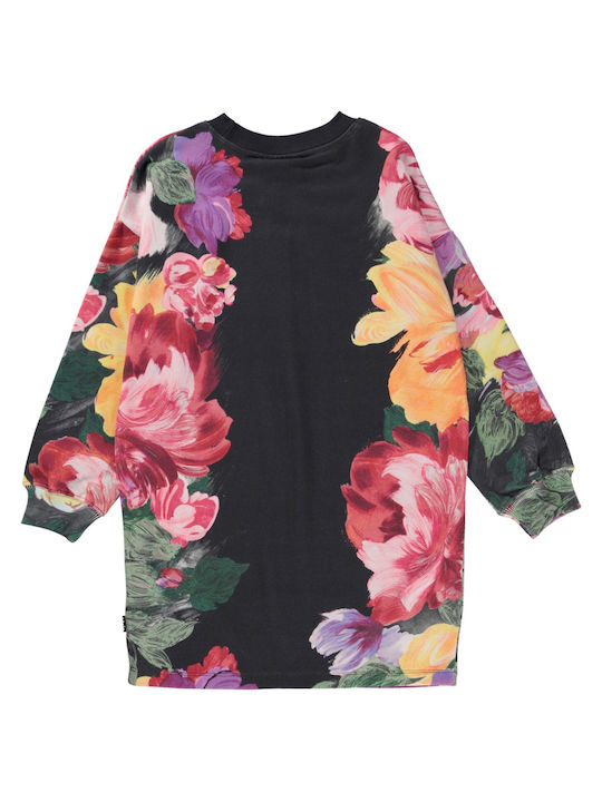 Molo Mädchenkleider Mädchen Kleid Blumen Mehrfarbig