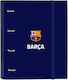 F.C. Barcelona Mappe mit 4 Ringen für Papier A4...