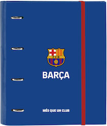 F.C. Barcelona Ντοσιέ με 4 Κρίκους για Χαρτί A4 Μπλε F.C. Barcelona Ντοσιέ με 4 Κρίκους για Χαρτί A4 Μπλε