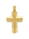 Senzio Belibasakis Men's Gold Cross 14K