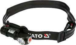 Yato YT-08597 Στεγανός Επαναφορτιζόμενος Φακός Κεφαλής LED 350lm