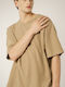 T-shirt Καφέ