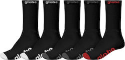 Globe Ανδρικές Κάλτσες Black 5Pack