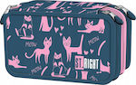 St. Majewski Pencil Case with 3 Compartments