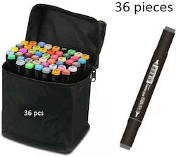 Touch Drawing Markers Double Tip Set 36 Colors