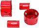 AWTools Lochsäge HSS mit Durchmesser 46mm für Holz, Metall, Fliese und Kunststoff 100gr
