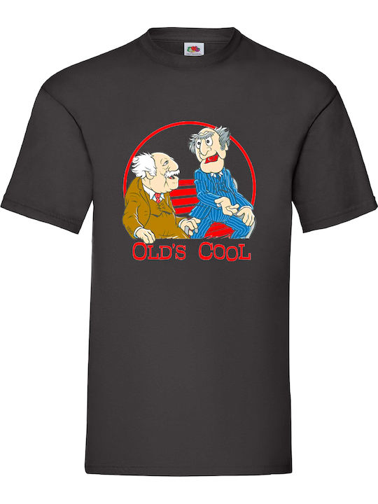 Fruit of the Loom The Muppet Show Logo Original T-shirt Μαύρο Βαμβακερό