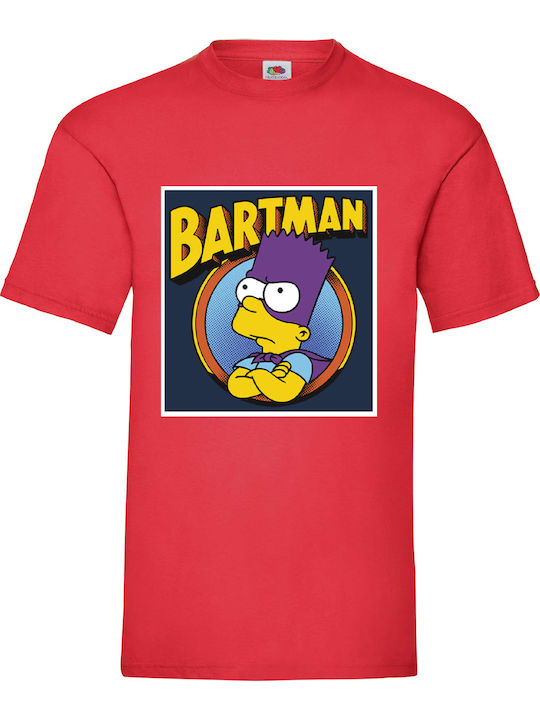Fruit of the Loom Original T-shirt Κόκκινο Βαμβ...