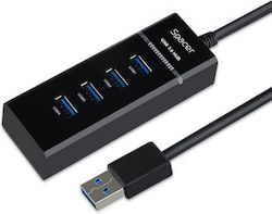 Spacer USB Хъб с 4 Порта (USB-A)