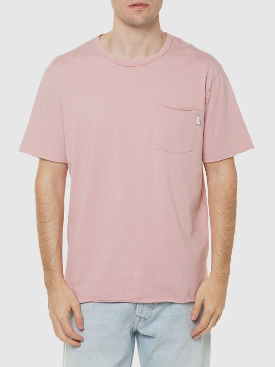 Pepe Jeans Ανδρικό T-shirt Κοντομάνικο Ροζ