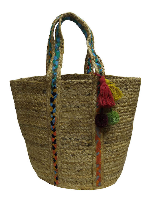 Le Blanc Stoff Strandtasche Beige
