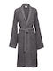 Beauty Home Halat De Baie Cu Guler Antracit 3401-2XL-Antracit