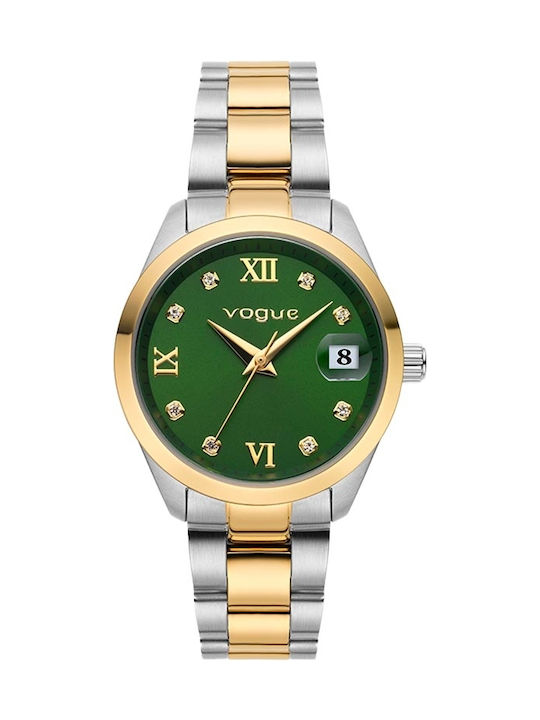 Vogue Crystals Γυναικείο Ρολόι 31mm Μπαταρίας μ...