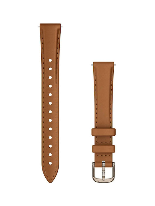 Garmin Quick Release 14 Mm Tan кожена каишка с крем злато хардуер Garmin Quick Release 14 Mm Tan кожена каишка с крем злато хардуер