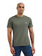 Lee Patch T-shirt Bărbătesc cu Mânecă Scurtă Green