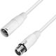 Adam Hall Cable XLR male - XLR female Πολύχρωμο 1m (AH-K4MMF0100-SNOW)