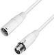 Adam Hall Cable XLR male - XLR female Πολύχρωμο 5m (K4MMF0500-SNOW)