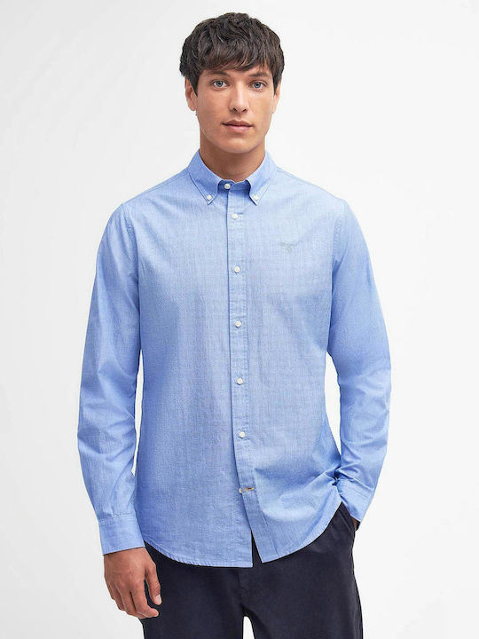 Barbour Men's Shirt Long Sleeve Light Blue