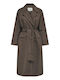 Only Women's Long Gabardine Brown