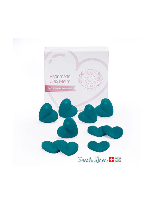 Χειροποίητα Wax Melts Fresh Linen Απο 100% Φυτικό Κερί Σόγιας 10 Τεμαχίων
