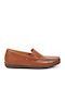Δερμάτινα Ανδρικά Loafers σε Ταμπά Χρώμα