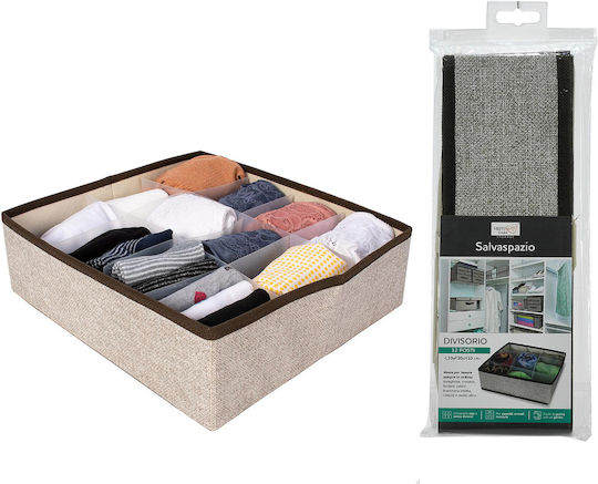 ArteLibre Aufbewahrungsbox für Kleidung in Gray Farbe 30x30x10cm 1Stück ArteLibre Aufbewahrungsbox für Kleidung in Gray Farbe 30x30x10cm 1Stück