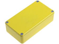 Hammond Metallic Construction Box 112x60x31mm Yellow (1590BYL)