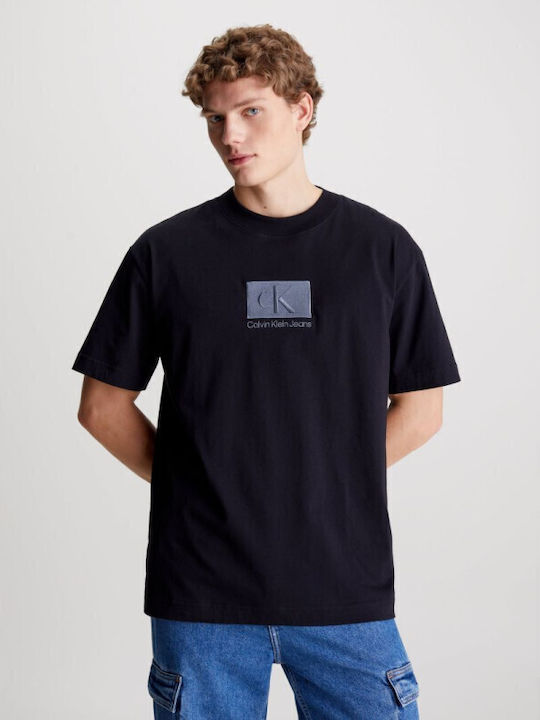 Calvin Klein Ανδρικό T-shirt Κοντομάνικο Μαύρο