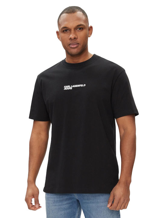 Karl Lagerfeld Men's Short Sleeve T-shirt Black