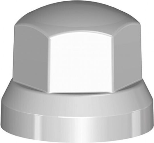 Flaschendeckel Kurz Weiß 33mm - 60 Stück.