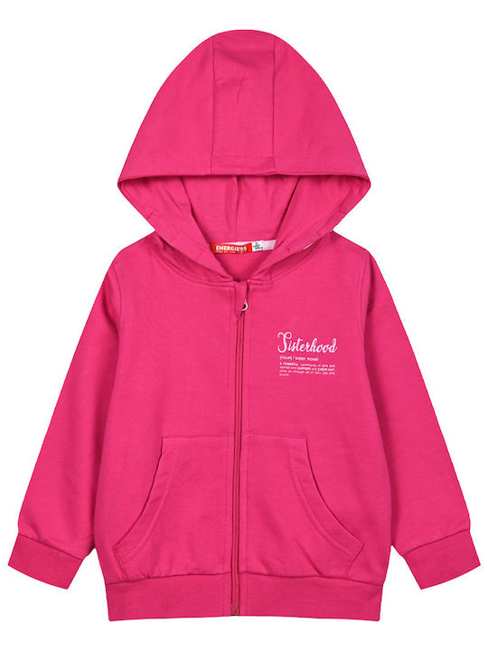 Energiers Kinder-Strickjacke Fuchsie