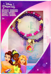Παιδικό Βραχιόλι Ελαστικό Άριελ Disney Princess Ροζ Μοβ Χρώμα