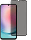Anti-spy Privacy Full Face Tempered Glass Μαύρο (Galaxy A25 5G)