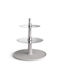 Zack Inox Etagere Gray Ø18cm W18xL32.7cm 1Stück