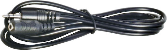 3.5mm Male to 3.5mm Female Audio Cable Black 3m