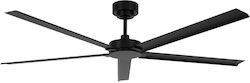 Lucci Air Monza Ceiling Fan 152cm Black