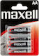 Maxell Zink-Batterien Zink AA 1.5V 4Stück