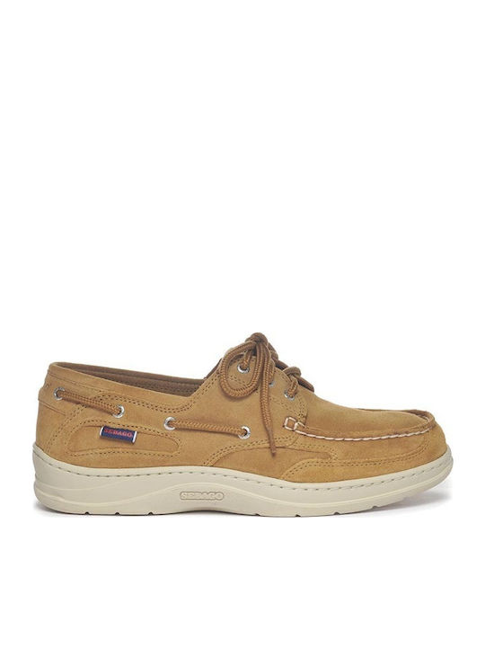 Sebago Ανδρικά Μοκασίνια σε Καφέ Χρώμα
