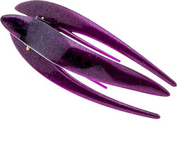 Hair Clip Purple 1pcs