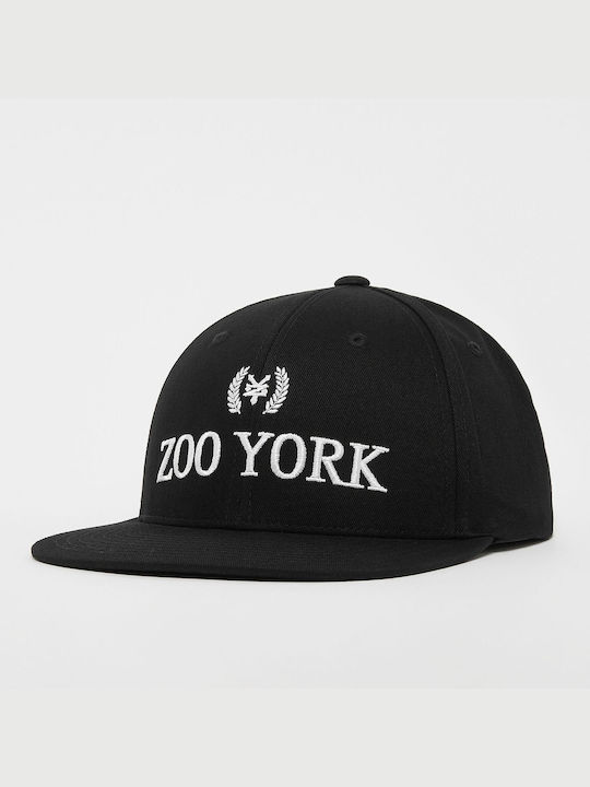 Zoo York Logo Snapback Cap Unisex Καπέλο Cotton - Black Zm241-043-1