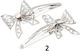 Click Clack Metallic Design Bow In 3 Colors (2 ...