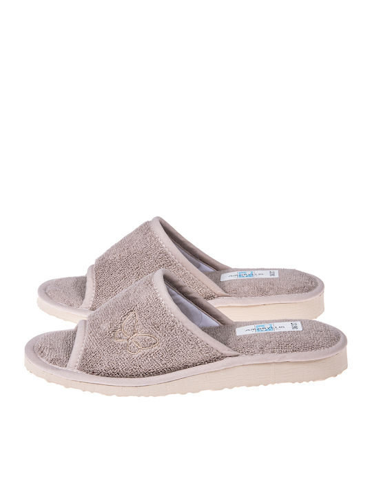 Amaryllis Slippers Πετσετέ Χειμερινές Γυναικείε...