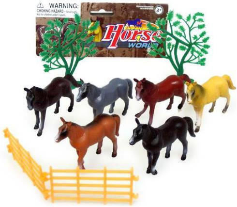 Figurină Hipo Horses 10 Cm, 10 bucăți (hsh001)