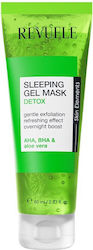 Skin Elements Sleeping Gel Mask - Detox, 80 Ml - Green Skin Elements Sleeping Gel Mask - Detox, 80 Ml - Green