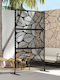 Outsunny Raumteiler Metall 122x198cm