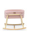 Hanah Home Leagăn cu Saltea Pink-Natural