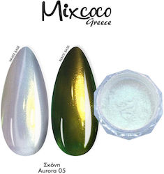Mixcoco Dekopulver für Nägel in Transparent Farbe