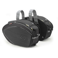 Givi Easy Range Motorcycle Hard Side Case Set 40lt in Black Colour