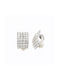 Metallic Earrings with Strass