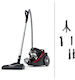 Rowenta Silence Force Cyclonic Effitech Ηλεκτρική Σκούπα 500W με Κάδο 2.5lt Μαύρη